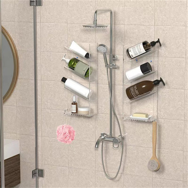 Perfume Storage Bathroom Rack – Wall-Mounted Punch-Free Bathroom Organizer