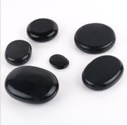 Natural Volcanic Hot Stone Massage Set – SPA Therapy Energy Stones for Back & Body Relaxation