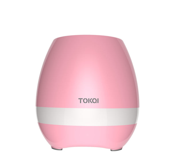 Touch-Sensitive Music Flower Vase – Bluetooth Desktop Audio Speaker with LED Mood Lighting