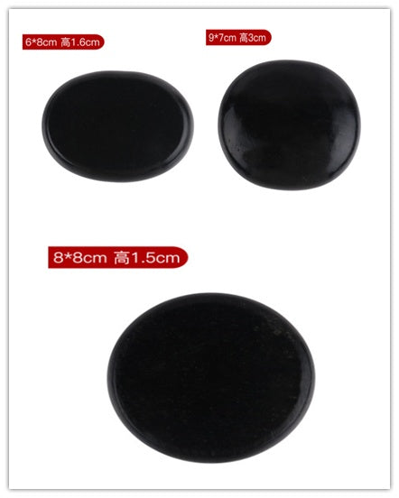 Natural Volcanic Hot Stone Massage Set – SPA Therapy Energy Stones for Back & Body Relaxation