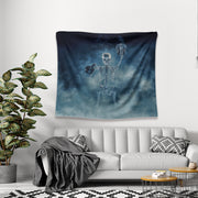 Skull Home Decor Tapestry – Gothic Wall Hanging for Bedroom, Living Room & Dorm Aesthetic