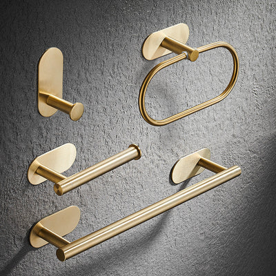 Single Bar Towel Rack – Wall-Mounted Bathroom Hook & Pendant Holder
