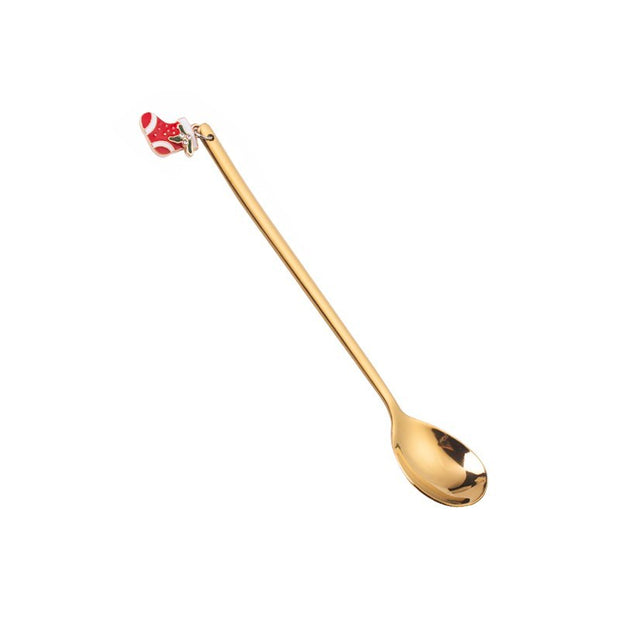 Kitchen Christmas Spoon – Holiday Cooking Utensil with Festive Design for Baking, Stirring & Serving