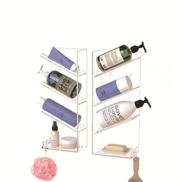 Perfume Storage Bathroom Rack – Wall-Mounted Punch-Free Bathroom Organizer