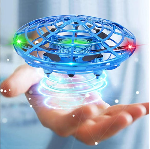 Flying Mini UFO RC Drone – Infrared Induction Helicopter Toy with Gesture Control