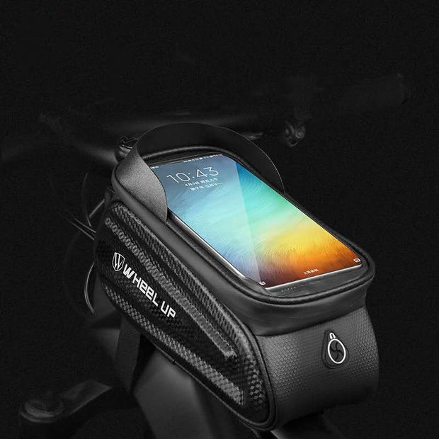 Waterproof Bicycle Handlebar Bag with Touch Screen – Mountain Bike Phone Holder & Riding Storage Equipment