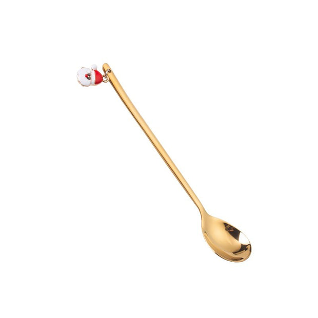 Kitchen Christmas Spoon – Holiday Cooking Utensil with Festive Design for Baking, Stirring & Serving