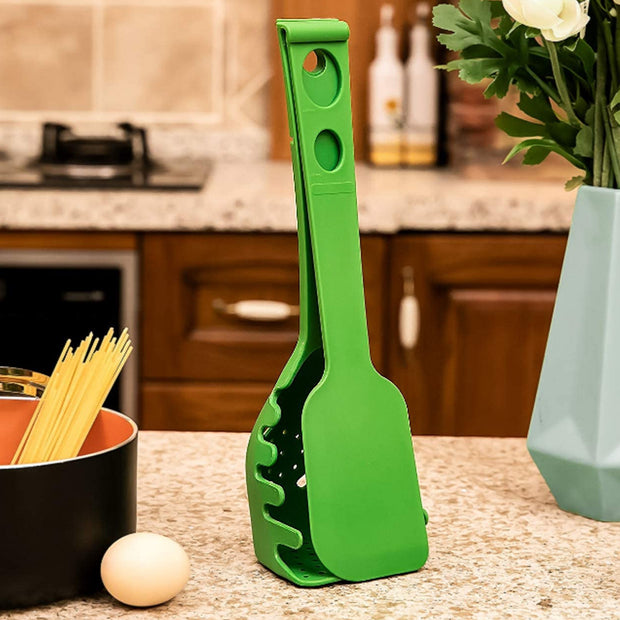 Multifunction Kitchen Spoon – Heat-Resistant Cooking Spoon with Strainer & Measuring Features