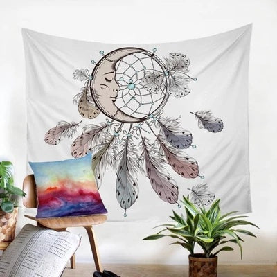 Home Decor Tapestry Tarpaulin – Bohemian Wall Hanging, Decorative Fabric Background for Bedroom, Living Room & Dorm