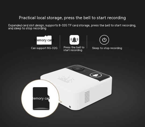 Smart Camera Doorbell – Wireless Video Doorbell with Mobile Phone Remote Access & Motion Detection