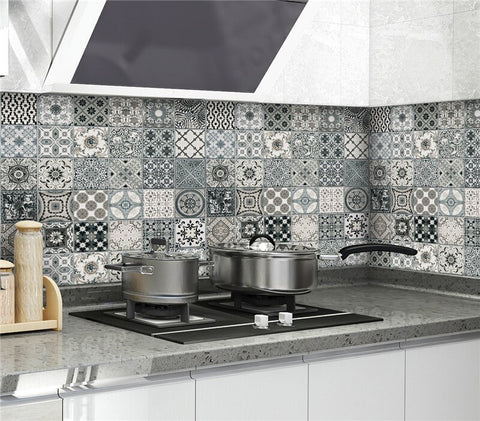 Kitchen Greaseproof Stickers – Waterproof, Oil-Proof, Heat-Resistant Wall & Countertop Protectors