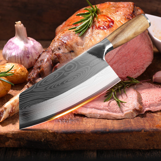 Premium Stainless Steel Kitchen Knife – Sharp Chef Knife for Home & Professional Cooking