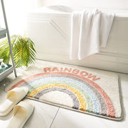 Bathroom Absorbent Non-Slip Floor Mat – Quick-Dry Soft Bath Rug