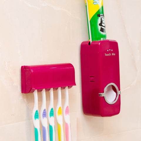 Luxury Bathroom Accessories Set – Complete Countertop Organizer for Soap, Toothbrushes & Essentials