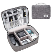 Waterproof Electronics Organizer Travel Cable Storage Bag – Portable Digital Accessories Case for Cables, Chargers & Gadgets