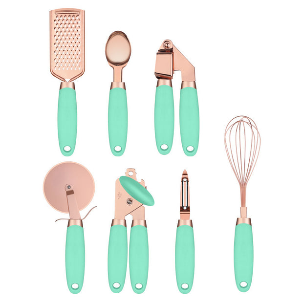 Kitchen Peeler Gadget Set – Household Copper Plated Fruit & Vegetable Peelers