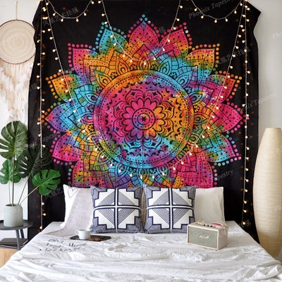 Home Decor Tapestry Tarpaulin – Bohemian Wall Hanging Background Cloth for Bedroom & Living Room
