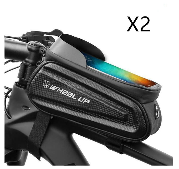 Waterproof Bicycle Handlebar Bag with Touch Screen – Mountain Bike Phone Holder & Riding Storage Equipment