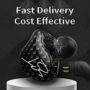 Ring Iron In-Ear Subwoofer Headphones – Heavy Bass Stereo Earphones with Noise Isolation for Music & Gaming