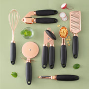 Kitchen Peeler Gadget Set – Household Copper Plated Fruit & Vegetable Peelers