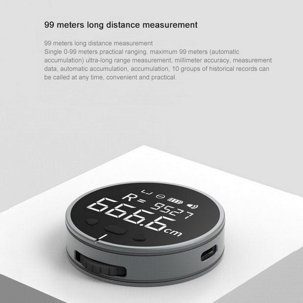 High-Precision Digital Distance Measuring Tool – LCD Electronic Measuring Ruler & Tape Measure