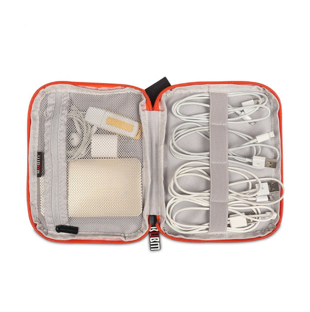 BUBM Travel Universal Electronics Accessories Organizer – Cable, Charger & Gadget Storage Bag Compatible with Apple iPad, USB & Phone Accessories