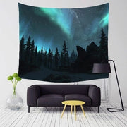 Home Decor Tapestry Tarpaulin – Bohemian Wall Hanging, Decorative Fabric Art for Bedroom, Living Room & Dorm