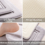 Simple Non-Slip Bathroom & Kitchen Entrance Mat – Absorbent Floor Rug for Home Safety and Comfort