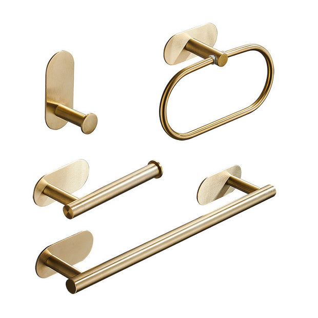 Single Bar Towel Rack – Wall-Mounted Bathroom Hook & Pendant Holder