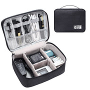Waterproof Electronics Organizer Travel Cable Storage Bag – Portable Digital Accessories Case for Cables, Chargers & Gadgets