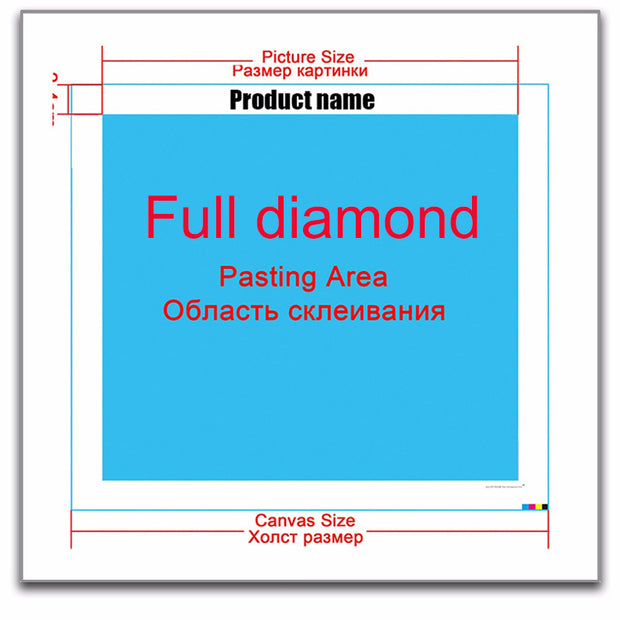 Unfinished Rhinestone Home Decor – DIY Diamond Painting Art Kit for Wall Decoration & Crafts