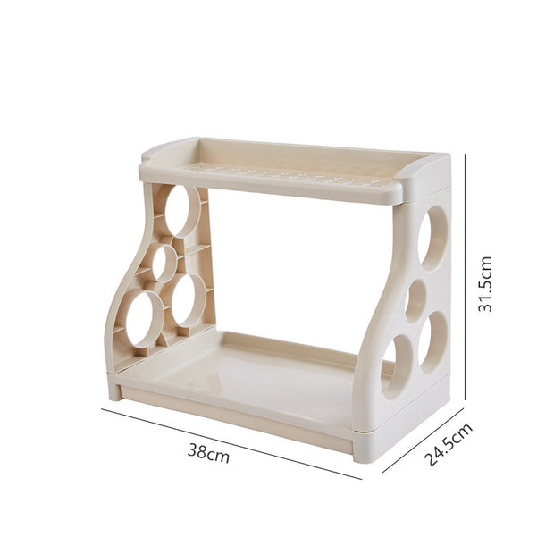Multi-Layer Kitchen Storage Shelf – Space-Saving Organizer Rack for Kitchen Supplies & Countertop Essentials