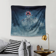 Skull Home Decor Tapestry – Gothic Wall Hanging for Bedroom, Living Room & Dorm Aesthetic