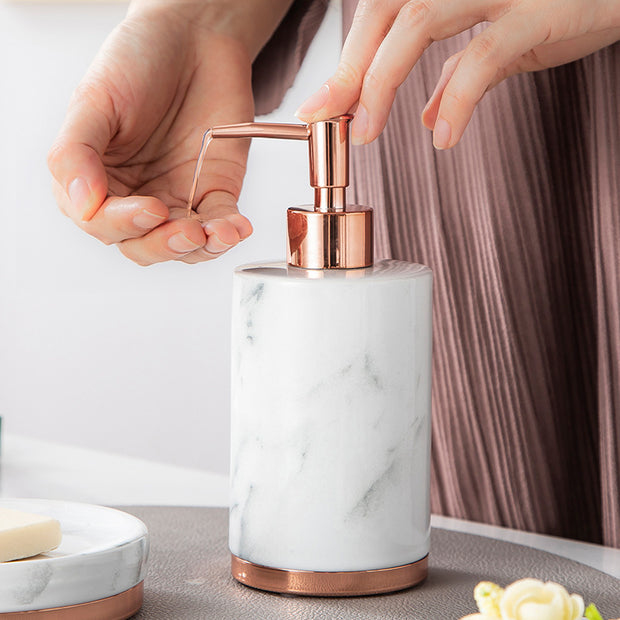 Luxury Ceramic Bathroom Mouthwash Cup – Hotel-Grade Toothbrush Holder & Rinse Cup for Bathroom Vanity