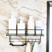 Punch-Free Bathroom Storage Rack – Wall-Mounted Waterproof Organizer