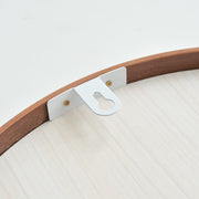 Solid Wood Bathroom and Bedroom Hanging Mirror – Minimalist Wall-Mounted Vanity Mirror