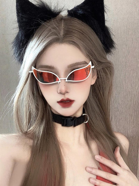 Tech Sense Sunglasses – Stylish Cat Eye Glasses for Women, UV Protection Fashion Eyewear