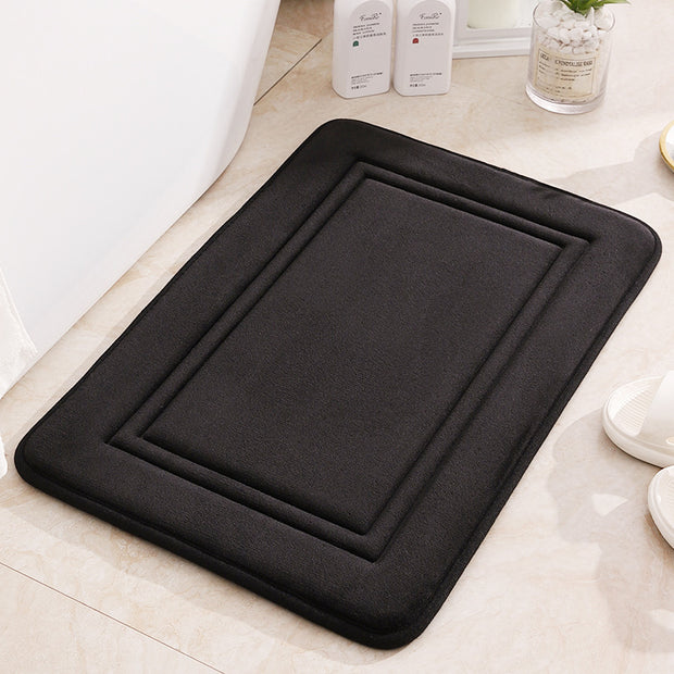 Simple Non-Slip Bathroom & Kitchen Entrance Mat – Absorbent Floor Rug for Home Safety and Comfort