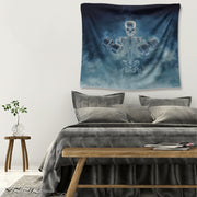 Skull Home Decor Tapestry – Gothic Wall Hanging for Bedroom, Living Room & Dorm Aesthetic