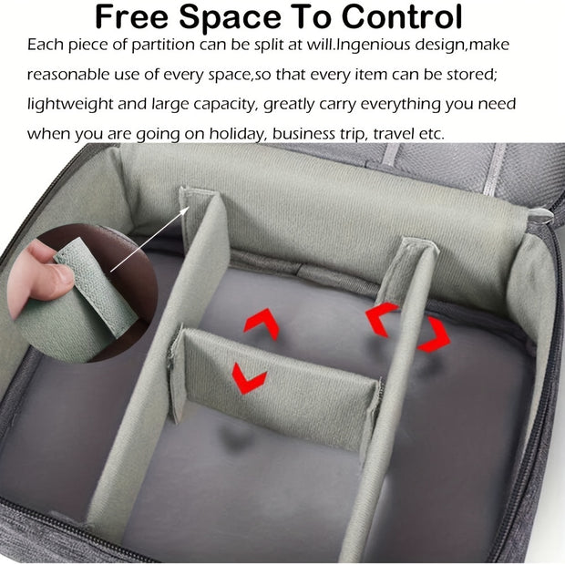 Waterproof Electronics Organizer Travel Cable Storage Bag – Portable Digital Accessories Case for Cables, Chargers & Gadgets