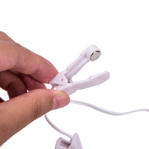 Electronic Pulse Therapy Ear Clip – 3.5mm Massage Ear Clip Accessory for Health & Relaxation Devices