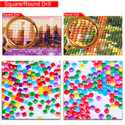 Unfinished Rhinestone Home Decor – DIY Diamond Painting Art Kit for Wall Decoration & Crafts