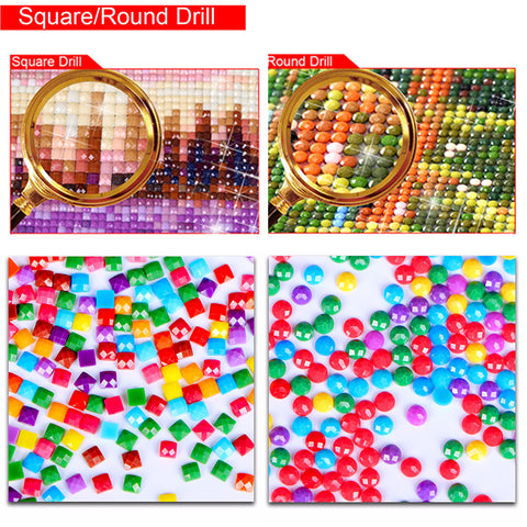 Unfinished Rhinestone Home Decor – DIY Diamond Painting Art Kit for Wall Decoration & Crafts