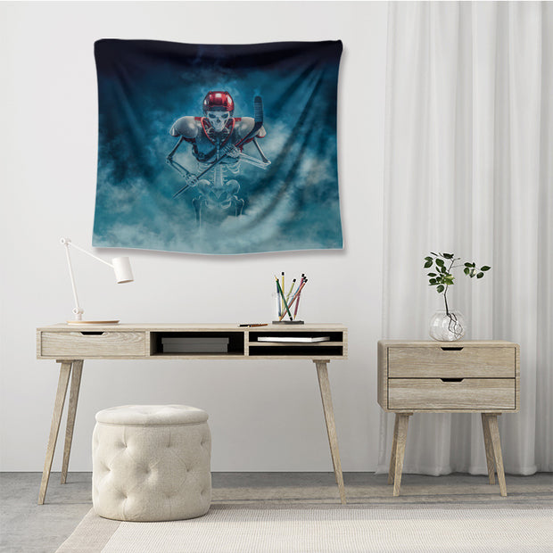 Skull Home Decor Tapestry – Gothic Wall Hanging for Bedroom, Living Room & Dorm Aesthetic