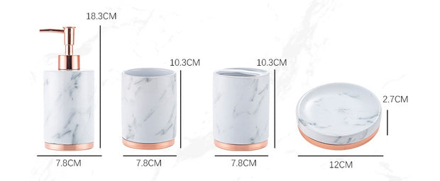 Luxury Ceramic Bathroom Mouthwash Cup – Hotel-Grade Toothbrush Holder & Rinse Cup for Bathroom Vanity