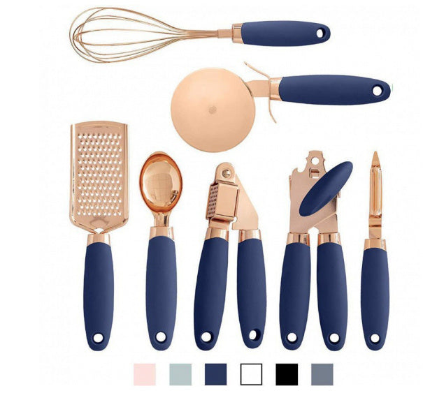 Kitchen Peeler Gadget Set – Household Copper Plated Fruit & Vegetable Peelers