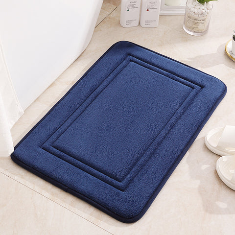 Simple Non-Slip Bathroom & Kitchen Entrance Mat – Absorbent Floor Rug for Home Safety and Comfort