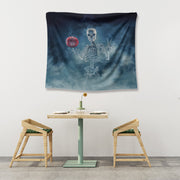 Skull Home Decor Tapestry – Gothic Wall Hanging for Bedroom, Living Room & Dorm Aesthetic